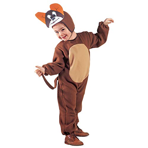 W WIDMANN MILANO Party Fashion - Kinderkostüm Maus, Overall mit Kopfbedeckung, Tierkostüm von WIDMANN MILANO PARTY FASHION