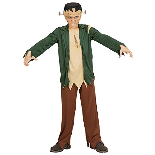Widmann - Kinderkostüm Monster, Oberteil mit Shirt, Hose und Kopfteil, Frankenstein, Halloween, Karneval, Mottoparty Widmann - Kinderkostüm Monster, Oberteil mit Shirt, Hose und Kopfteil, Frankenstein, Halloween, Karneval, Mottoparty von W WIDMANN MILANO Party Fashion