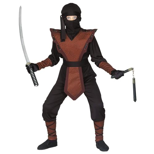 W WIDMANN MILANO Party Fashion - Kinderkostüm Ninja, japanischer Krieger, Kämpfer W WIDMANN MILANO Party Fashion - Kinderkostüm Ninja, japanischer Krieger, Kämpfer von W WIDMANN MILANO Party Fashion