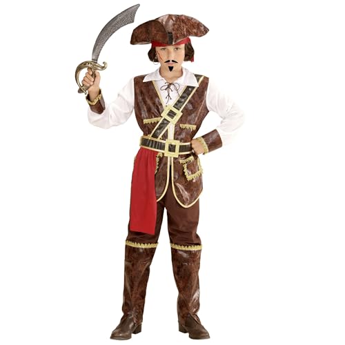 W WIDMANN MILANO Party Fashion - Kinderkostüm Pirate of Coconut Beach, Shirt, Weste, Gürtel, Schärpe, Hose, Überziehstiefel und Hut, Karneval, Mottoparty W WIDMANN MILANO Party Fashion - Kinderkostüm Pirate of Coconut Beach, Shirt, Weste, Gürtel, Schärpe, Hose, Überziehstiefel und Hut, Karneval, Mottoparty von W WIDMANN MILANO Party Fashion