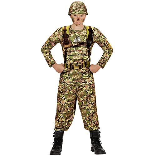W WIDMANN MILANO Party Fashion - Kinderkostüm Power Soldier, Muskelshirt, Hose, Helm, Militär, Soldat W WIDMANN MILANO Party Fashion - Kinderkostüm Power Soldier, Muskelshirt, Hose, Helm, Militär, Soldat von W WIDMANN MILANO Party Fashion