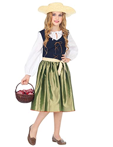 W WIDMANN MILANO Party Fashion - Kinderkostüm Renaissance Schönheit, Kleid, Gürtel, Dorfmädchen, Mittelalter W WIDMANN MILANO Party Fashion - Kinderkostüm Renaissance Schönheit, Kleid, Gürtel, Dorfmädchen, Mittelalter von W WIDMANN MILANO Party Fashion