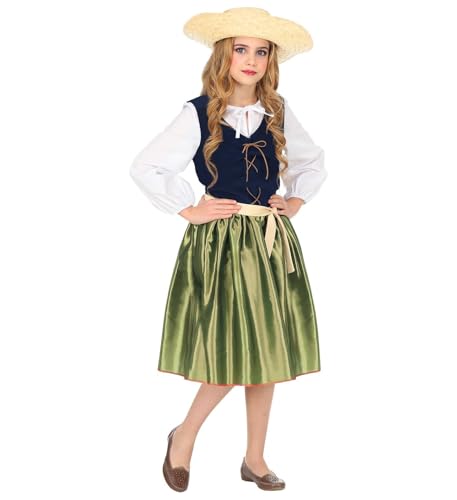 W WIDMANN MILANO Party Fashion - Kinderkostüm Renaissance Schönheit, Kleid, Gürtel, Dorfmädchen, Mittelalter von W WIDMANN MILANO Party Fashion