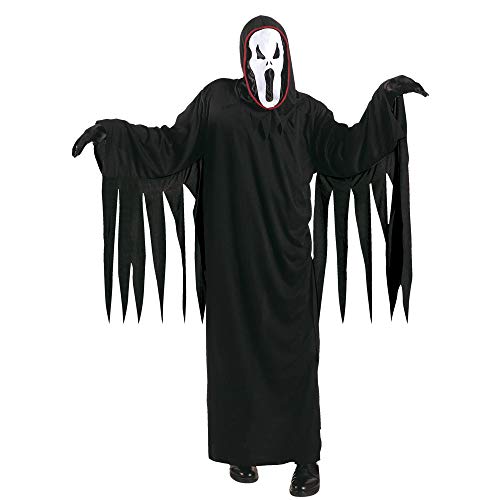 Widmann - Kinderkostüm Screaming Ghost, Tunika, Gürtel, Maske mit Kapuze, Halloween, Karneval, Mottoparty von W WIDMANN MILANO Party Fashion