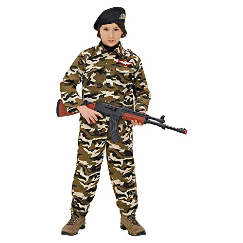 W WIDMANN MILANO Party Fashion - Kinderkostüm Soldat, Camouflage, Uniform, Militär, Faschingskostüme W WIDMANN MILANO Party Fashion - Kinderkostüm Soldat, Camouflage, Uniform, Militär, Faschingskostüme von W WIDMANN MILANO Party Fashion