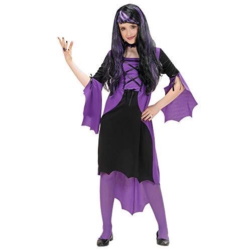 W WIDMANN MILANO Party Fashion - Kinderkostüm Vampir-Girl, Kleid und Kragen, Halloween, Karneval, Mottoparty von WIDMANN MILANO PARTY FASHION