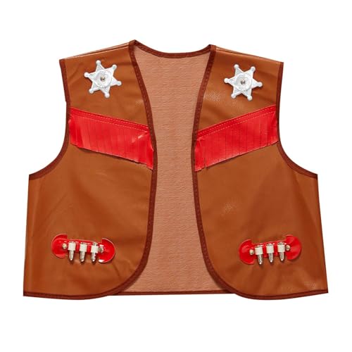 Widmann - Kinderkostüm Weste Cowboy, Braun, wilder Westen, Karneval, Mottoparty Widmann - Kinderkostüm Weste Cowboy, Braun, wilder Westen, Karneval, Mottoparty von WIDMANN MILANO PARTY FASHION