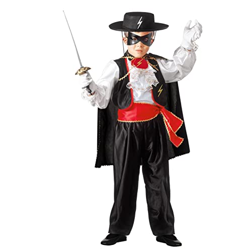 W WIDMANN MILANO Party Fashion, Kostüm Held Bandit, Hemd mit Rüsche, eleganter Weste, Hose, Gürtel, Umhang, Maske, aus bequemem Polyester, pflegeleicht, ideal ab 12 Monaten W WIDMANN MILANO Party Fashion, Kostüm Held Bandit, Hemd mit Rüsche, eleganter Weste, Hose, Gürtel, Umhang, Maske, aus bequemem Polyester, pflegeleicht, ideal ab 12 Monaten von W WIDMANN MILANO Party Fashion