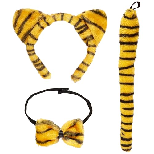 W WIDMANN MILANO Party Fashion - Kinderkostümset Tiger, Ohren, Fliege, Schwanz, Karneval, Mottoparty W WIDMANN MILANO Party Fashion - Kinderkostümset Tiger, Ohren, Fliege, Schwanz, Karneval, Mottoparty von W WIDMANN MILANO Party Fashion