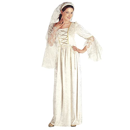 Widmann - Kostüm Adlige, Kleid und Kopfbedeckung mit Schleier, Prinzessin, Braut, Karneval, Mottoparty von WIDMANN MILANO PARTY FASHION