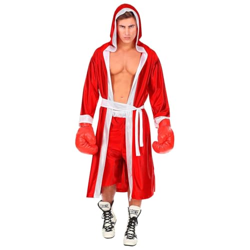 W WIDMANN MILANO Party Fashion - Kostüm Boxer, Kapuzenumhang mit Gürtel, Shorts, Sportler, Karneval W WIDMANN MILANO Party Fashion - Kostüm Boxer, Kapuzenumhang mit Gürtel, Shorts, Sportler, Karneval von W WIDMANN MILANO Party Fashion