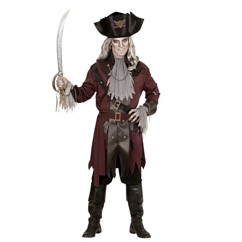 W WIDMANN MILANO Party Fashion - Kostüm Captain Spook, Jacke mit Gürtel, Jabot, Stirnband und Hut, Pirat, Pirat, Seeräuber, Halloween, Karneval, Mottoparty W WIDMANN MILANO Party Fashion - Kostüm Captain Spook, Jacke mit Gürtel, Jabot, Stirnband und Hut, Pirat, Pirat, Seeräuber, Halloween, Karneval, Mottoparty von W WIDMANN MILANO Party Fashion