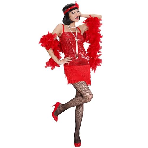 W WIDMANN MILANO Party Fashion - Kostüm Charleston, Kleid und Stirnband mit Federn, 20 er Jahre, Flapper, Fasching von W WIDMANN MILANO Party Fashion