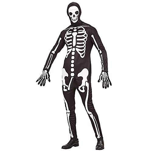 Widmann - Kostüm Frivoles Skelett, Overall, Handschuhe, Maske, Halloween, Karneval, Mottoparty Widmann - Kostüm Frivoles Skelett, Overall, Handschuhe, Maske, Halloween, Karneval, Mottoparty von WIDMANN MILANO PARTY FASHION