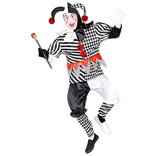 W WIDMANN MILANO Party Fashion - Kostüm Harlekin, verrückter Clown, Hofnarr, Halloween von W WIDMANN MILANO Party Fashion