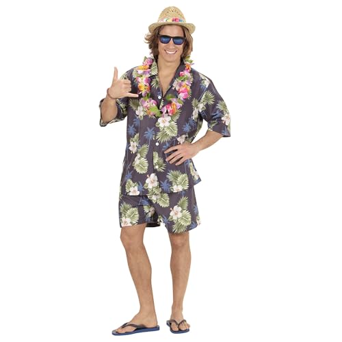 W WIDMANN MILANO Party Fashion - Kostüm Hawaiianer, Hemd, Shorts, Beachparty, Party Outfit von W WIDMANN MILANO Party Fashion