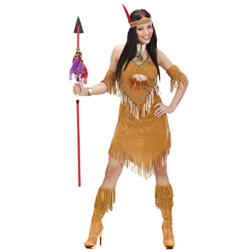 Widmann - Kostüm Indianerin, Kleid, Armbänder, Stirnband, Squaw, Wilder Westen, Karneval, Fasching, Mottoparty von WIDMANN MILANO PARTY FASHION