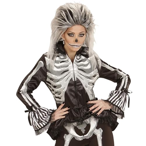 W WIDMANN MILANO Party Fashion - Jacke mit Skelettmotiv, Skeleton, Halloween Kostüm Damen von WIDMANN MILANO PARTY FASHION