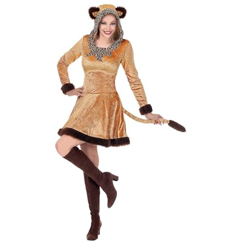 W WIDMANN MILANO Party Fashion - Kostüm Leopardin, Kleid mit Kapuze, Karneval, Mottoparty von WIDMANN MILANO PARTY FASHION