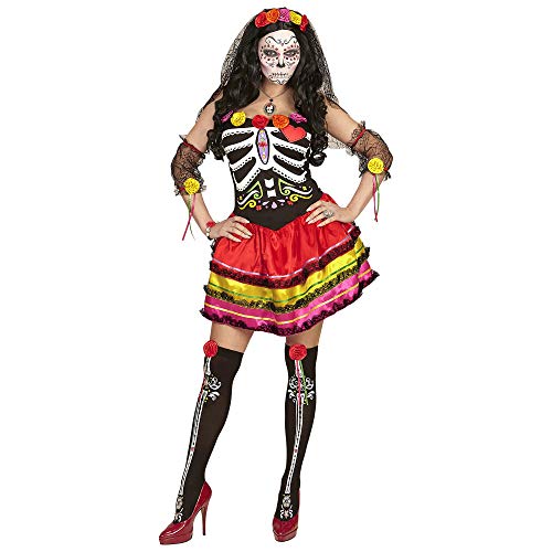 W WIDMANN MILANO Party Fashion - Kostüm Mujer Dia De Los Muertos, mexikanische Verkleidung, Skelettbraut, Tag der Toten W WIDMANN MILANO Party Fashion - Kostüm Mujer Dia De Los Muertos, mexikanische Verkleidung, Skelettbraut, Tag der Toten von W WIDMANN MILANO Party Fashion