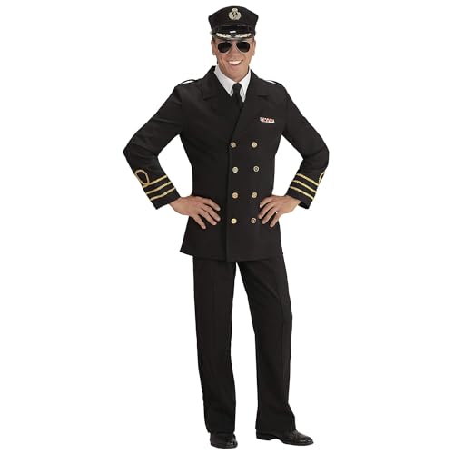 W WIDMANN MILANO Party Fashion - Kostüm Navy Officer, Jacke, Kragen, Hose, Hut, Matrose, Kapitän, Uniform von W WIDMANN MILANO Party Fashion