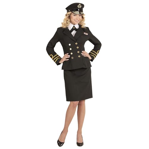 W WIDMANN MILANO Party Fashion - Kostüm Navy Officer, Jacke, Kragen, Hose, Hut, Matrosin, Kapitänin, Mottoparty, Karneval W WIDMANN MILANO Party Fashion - Kostüm Navy Officer, Jacke, Kragen, Hose, Hut, Matrosin, Kapitänin, Mottoparty, Karneval von W WIDMANN MILANO Party Fashion