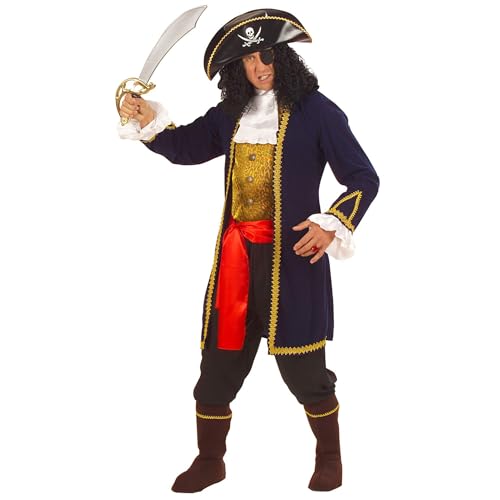 W WIDMANN MILANO Party Fashion - Kostüm Pirat der 7 Meere, Kasack, Weste mit Jabot, Manschetten, Hose, Gürtel, Stiefelüberzieher, Hut, Augenklappe, Karneval, Mottoparty W WIDMANN MILANO Party Fashion - Kostüm Pirat der 7 Meere, Kasack, Weste mit Jabot, Manschetten, Hose, Gürtel, Stiefelüberzieher, Hut, Augenklappe, Karneval, Mottoparty von W WIDMANN MILANO Party Fashion