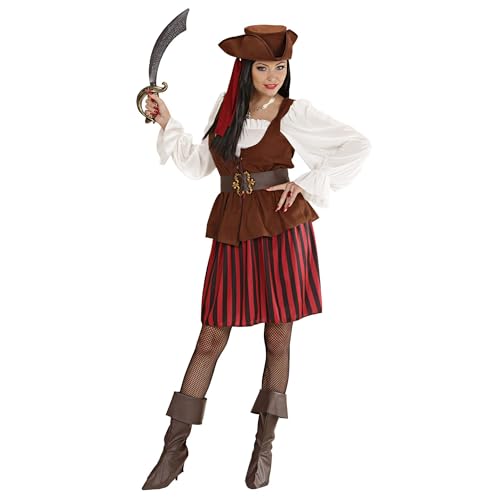 W WIDMANN MILANO Party Fashion - Kostüm Piratin, Kleid mit Weste, Gürtel, Stiefelüberzieher, Stirnband, Hut, Seeräuber, Karneval, Mottoparty W WIDMANN MILANO Party Fashion - Kostüm Piratin, Kleid mit Weste, Gürtel, Stiefelüberzieher, Stirnband, Hut, Seeräuber, Karneval, Mottoparty von W WIDMANN MILANO Party Fashion