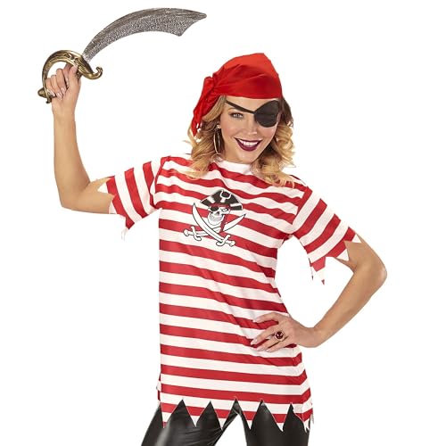W WIDMANN MILANO Party Fashion - Kostüm Piratin, T-Shirt, Bandana, Augenklappe, Seeräuber, Freibeuter W WIDMANN MILANO Party Fashion - Kostüm Piratin, T-Shirt, Bandana, Augenklappe, Seeräuber, Freibeuter von W WIDMANN MILANO Party Fashion