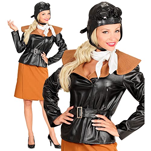 W WIDMANN MILANO Party Fashion - Kostüm Retro Aviator Girl, Pilotin, Jacke, Rock, Schal, Hut, Fasching, Mottoparty W WIDMANN MILANO Party Fashion - Kostüm Retro Aviator Girl, Pilotin, Jacke, Rock, Schal, Hut, Fasching, Mottoparty von W WIDMANN MILANO Party Fashion