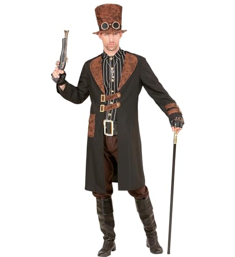 W WIDMANN MILANO Party Fashion - Kostüm Steampunk, Mantel mit Hemd, Hut, Karneval, Mottoparty, Halloween W WIDMANN MILANO Party Fashion - Kostüm Steampunk, Mantel mit Hemd, Hut, Karneval, Mottoparty, Halloween von W WIDMANN MILANO Party Fashion