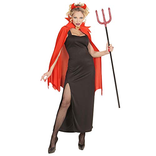 W WIDMANN MILANO Party Fashion - Kostüm Teufelin, Kleid, Umhang, Hörner, Dämon, Halloween von W WIDMANN MILANO Party Fashion