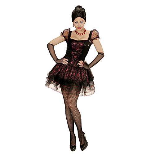W WIDMANN MILANO Party Fashion - Kostüm Vampiressa, Kleid und fingerlose Handschuhe, Vampir Lady, Halloween, Karneval, Mottoparty von WIDMANN MILANO PARTY FASHION