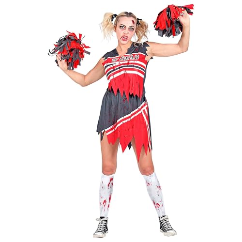 W WIDMANN MILANO Party Fashion - Kostüm Zombie Cheerleader, Top, Rock und Pompons, High School Tänzerin, Halloween W WIDMANN MILANO Party Fashion - Kostüm Zombie Cheerleader, Top, Rock und Pompons, High School Tänzerin, Halloween von W WIDMANN MILANO Party Fashion