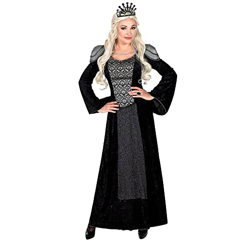 W WIDMANN MILANO Party Fashion - Kostüm Dunkle Königin, Kleid, Kopfschmuck, Gothic, Halloween von W WIDMANN MILANO Party Fashion