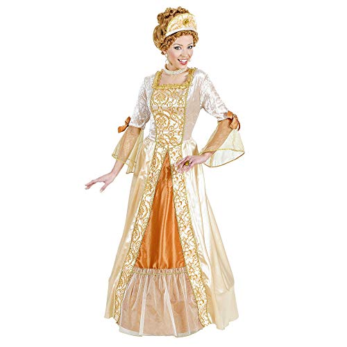 Widmann - Kostüm goldene Prinzessin, Kleid, Reifrock, Kopfbedeckung, Karneval, Mottoparty Widmann - Kostüm goldene Prinzessin, Kleid, Reifrock, Kopfbedeckung, Karneval, Mottoparty von W WIDMANN MILANO Party Fashion