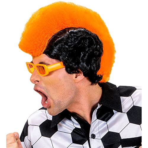 Widmann P0710 - Perücke Fan, orange, Holland Fan, Irokesenschnitt, Sportfan, Weltmeisterschaft, Mottoparty, Karneval von W WIDMANN MILANO Party Fashion