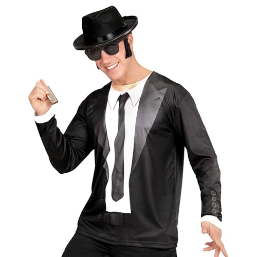W WIDMANN MILANO Party Fashion - Tshirt Blues Mann, Longsleeve, Kostümoberteil, Karneval W WIDMANN MILANO Party Fashion - Tshirt Blues Mann, Longsleeve, Kostümoberteil, Karneval von W WIDMANN MILANO Party Fashion