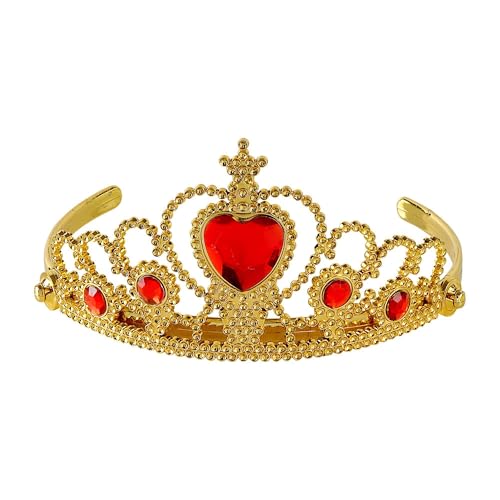 W WIDMANN MILANO Party Fashion - Tiara mit Edelsteinen für Kinder, verschiedene Farben, Prinzessin, Fee, Kostüm, Accessoire, Karneval, Mottoparty von W WIDMANN MILANO Party Fashion