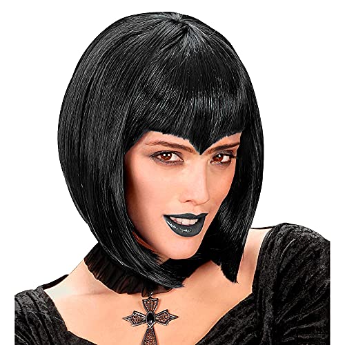W WIDMANN MILANO Party Fashion V0973 - Perücke Gothic Vampir, schwarz, Halloween, Mottoparty, Karneval von W WIDMANN MILANO Party Fashion