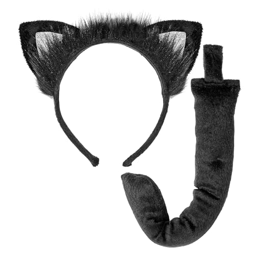 W WIDMANN MILANO Party Fashion - Verkleidungsset Katze, Ohren und Schwanz, Karneval, Mottoparty von W WIDMANN MILANO Party Fashion