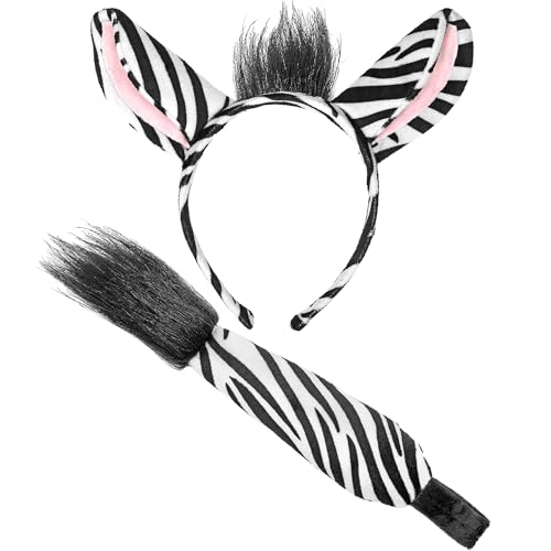 W WIDMANN MILANO Party Fashion - Verkleidungsset Zebra, Ohren und Schwanz, Karneval, Mottoparty W WIDMANN MILANO Party Fashion - Verkleidungsset Zebra, Ohren und Schwanz, Karneval, Mottoparty von W WIDMANN MILANO Party Fashion