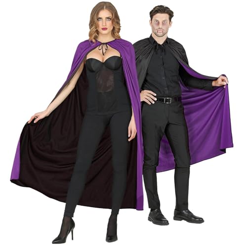 W WIDMANN MILANO Party Fashion 03247 - Umhang, schwarz/lila, Vampir, Zauberer, Halloween, Accessoire, 130 cm W WIDMANN MILANO Party Fashion 03247 - Umhang, schwarz/lila, Vampir, Zauberer, Halloween, Accessoire, 130 cm von WIDMANN MILANO PARTY FASHION