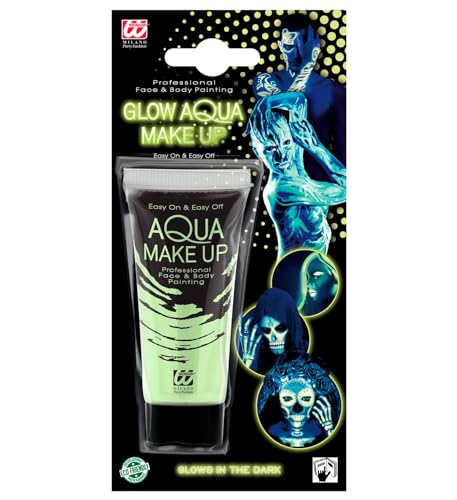 W WIDMANN MILANO Party Fashion 09974 - Aqua Make-Up, Glow in the Dark, in Tube, 30 ml, Nachtleuchtend, Schminke, Karneval, Mottoparty, Halloween W WIDMANN MILANO Party Fashion 09974 - Aqua Make-Up, Glow in the Dark, in Tube, 30 ml, Nachtleuchtend, Schminke, Karneval, Mottoparty, Halloween von W WIDMANN MILANO Party Fashion