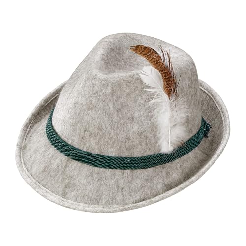 Widmann 11761 - Bayerischer Fedora Hut mit Feder für Kinder, Trachtenhut, Bierfest, Volksfest, Kirchweih von WIDMANN MILANO PARTY FASHION