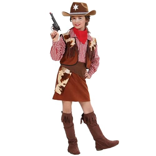 WIDMANN 58816 COSTUME COW GIRL 5/7 CM 128 #5881 von WIDMANN