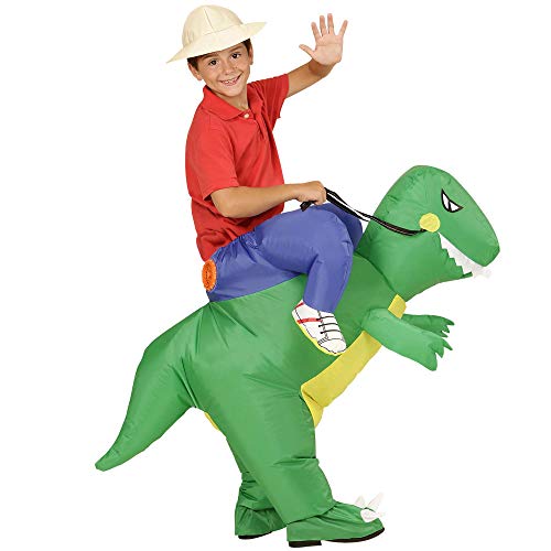 "DINOSAUR" (airblown inflatable costume, hat) (4 x AA batteries not included) - (One Size Fits Most Children) von WIDMANN