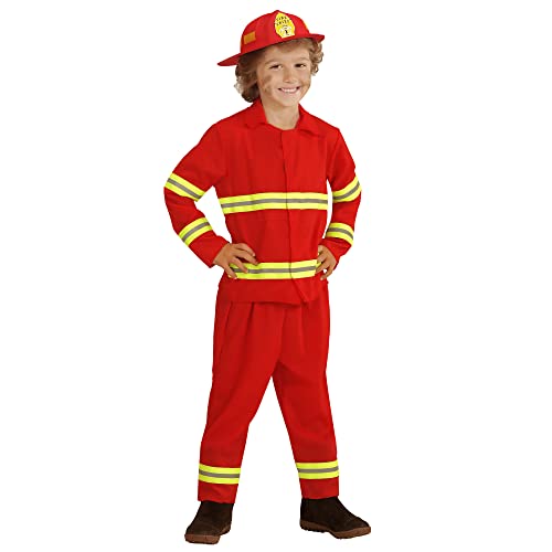 Widmann - Kinderkostüm Feuerwehrmann, Uniform, Feuerwehranzug, Faschingskostüme, Karneval von WIDMANN MILANO PARTY FASHION