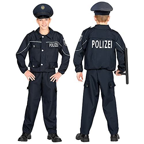 "POLIZIST" (jacket, pants, hat) - (158 cm / 11-13 Years) von WIDMANN
