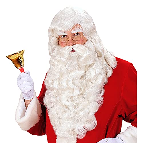Widmann - Perücke Weihnachtsmann mit Bart, Schnurrbart und Augenbrauen, Nikolaus, Santa Claus, Weihnachten, Motto-Party, Karneval von WIDMANN MILANO PARTY FASHION